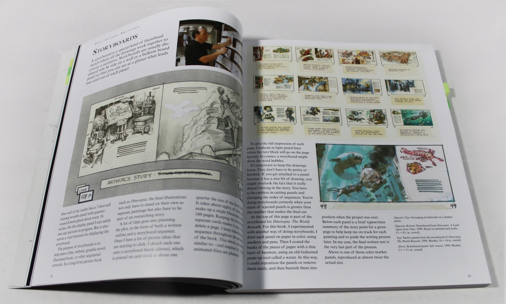 photo of the storyboard section