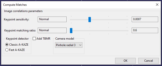 Computing Matches Dialog